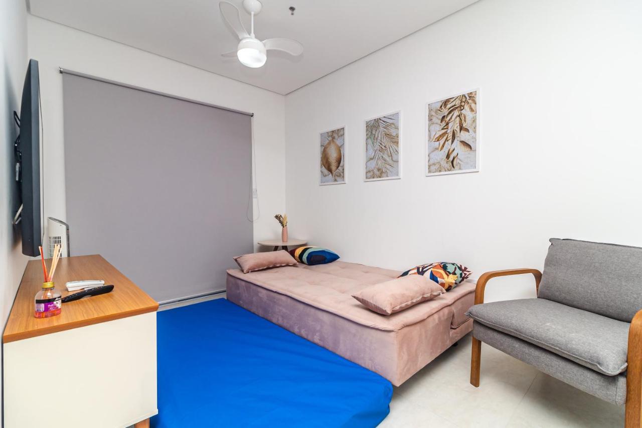 Apto Otima Localizacao A 100M Da Praia, Piscina, Ar Condicionado, Garagem E Portaria 24H 大普拉亚 外观 照片