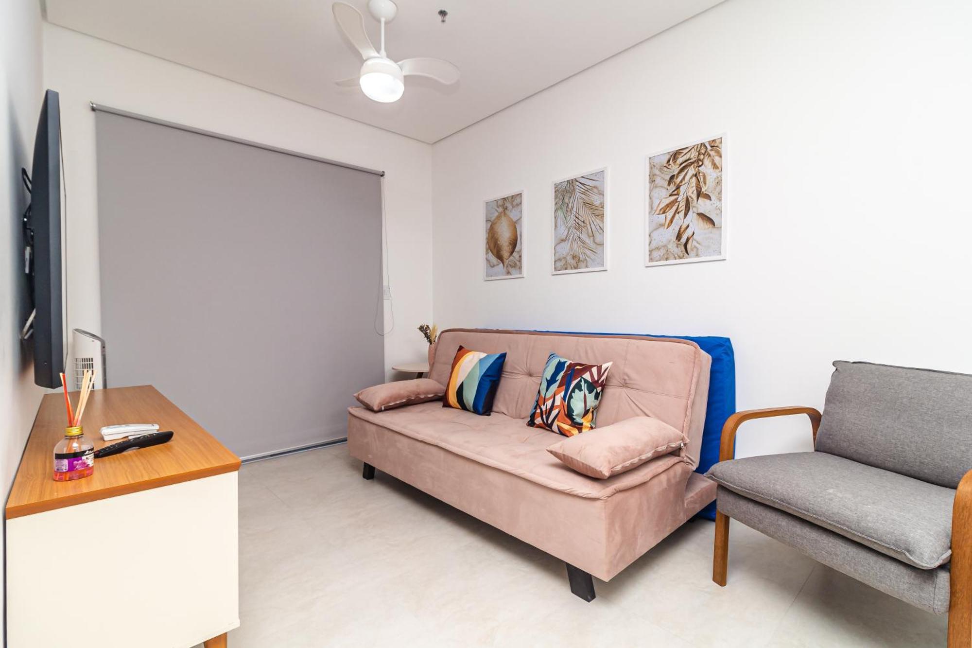 Apto Otima Localizacao A 100M Da Praia, Piscina, Ar Condicionado, Garagem E Portaria 24H 大普拉亚 外观 照片